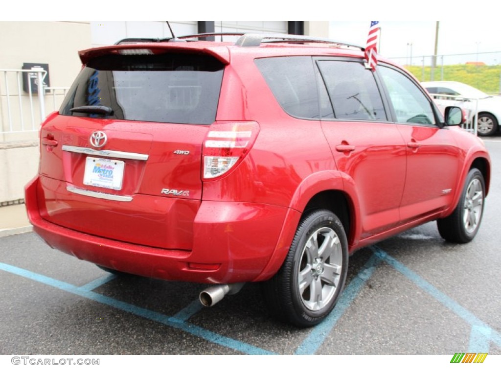 2011 RAV4 V6 Sport 4WD - Barcelona Red Metallic / Dark Charcoal photo #5