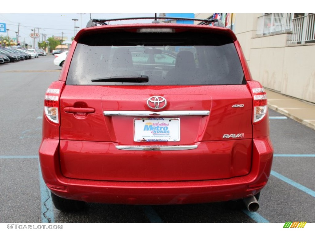 2011 RAV4 V6 Sport 4WD - Barcelona Red Metallic / Dark Charcoal photo #6