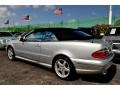 Brilliant Silver Metallic 2002 Mercedes-Benz CLK 55 AMG Cabriolet Exterior