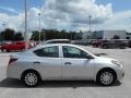 2015 Brilliant Silver Nissan Versa 1.6 S Sedan  photo #9