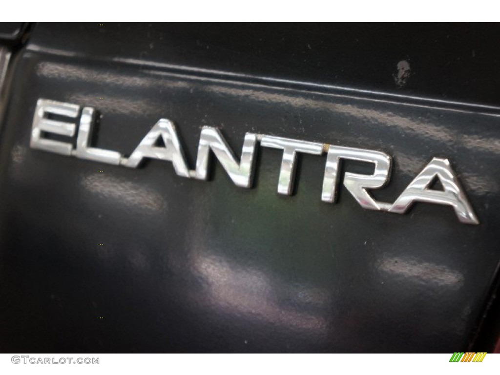 2003 Elantra GT Hatchback - Black Obsidian / Dark Gray photo #85