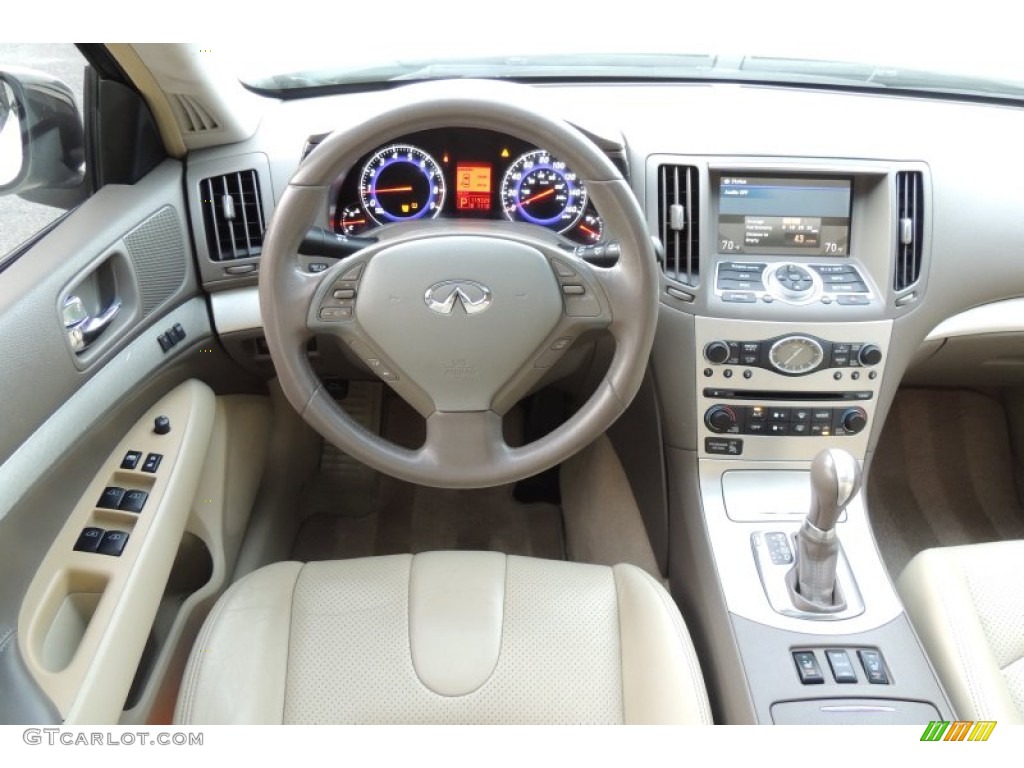 2007 Infiniti G 35 x Sedan Wheat Beige Dashboard Photo #105402459
