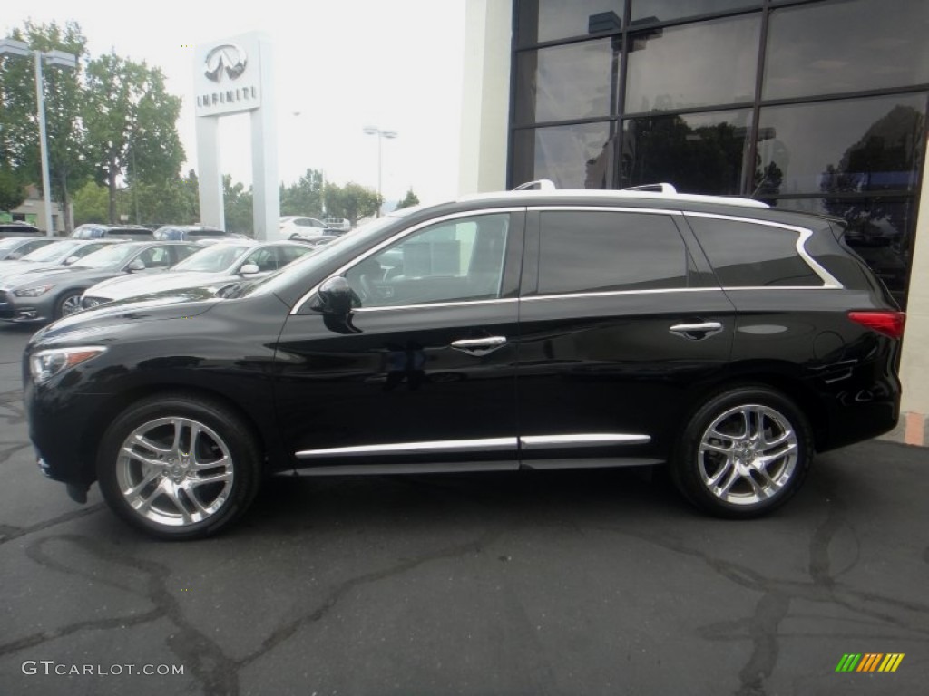 2013 JX 35 AWD - Black Obsidian / Graphite photo #3