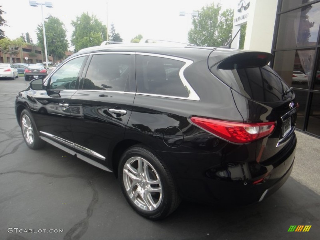 2013 JX 35 AWD - Black Obsidian / Graphite photo #4