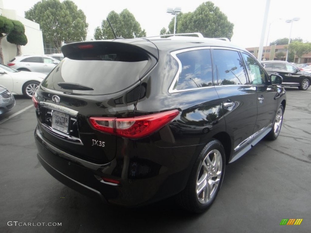 2013 JX 35 AWD - Black Obsidian / Graphite photo #6