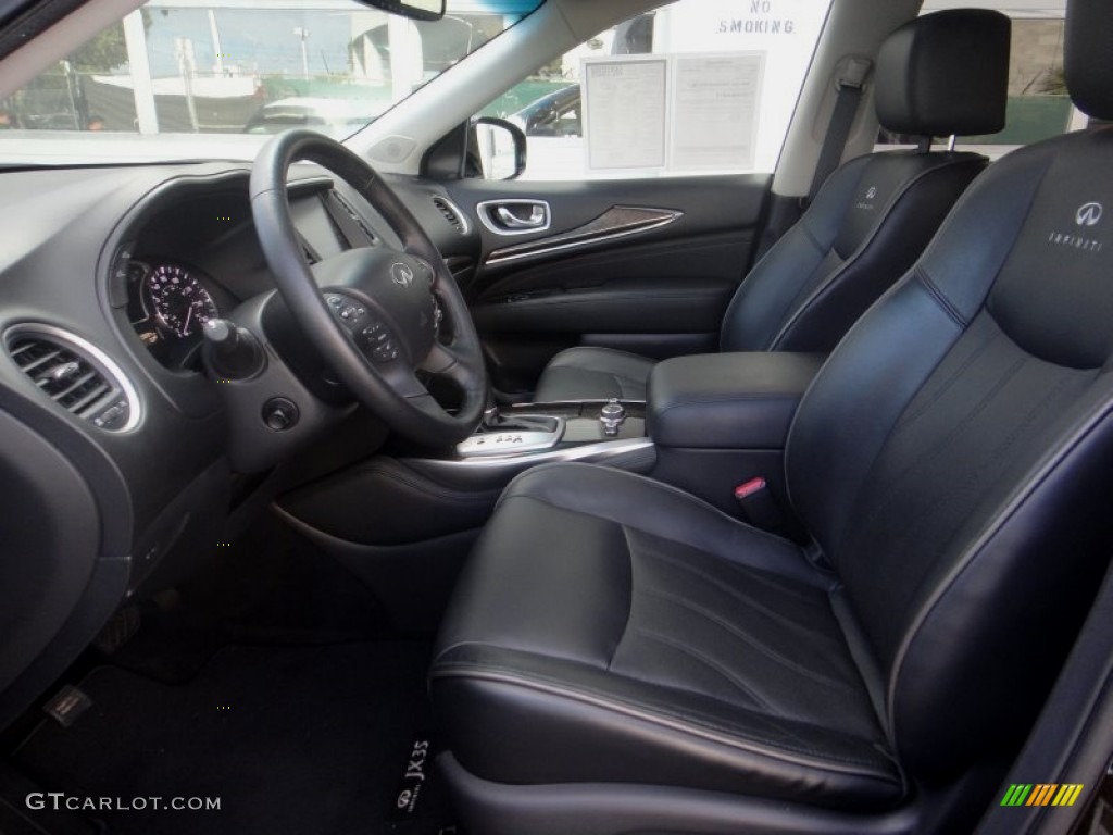 2013 JX 35 AWD - Black Obsidian / Graphite photo #18