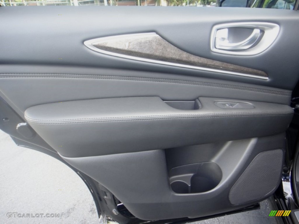 2013 JX 35 AWD - Black Obsidian / Graphite photo #23