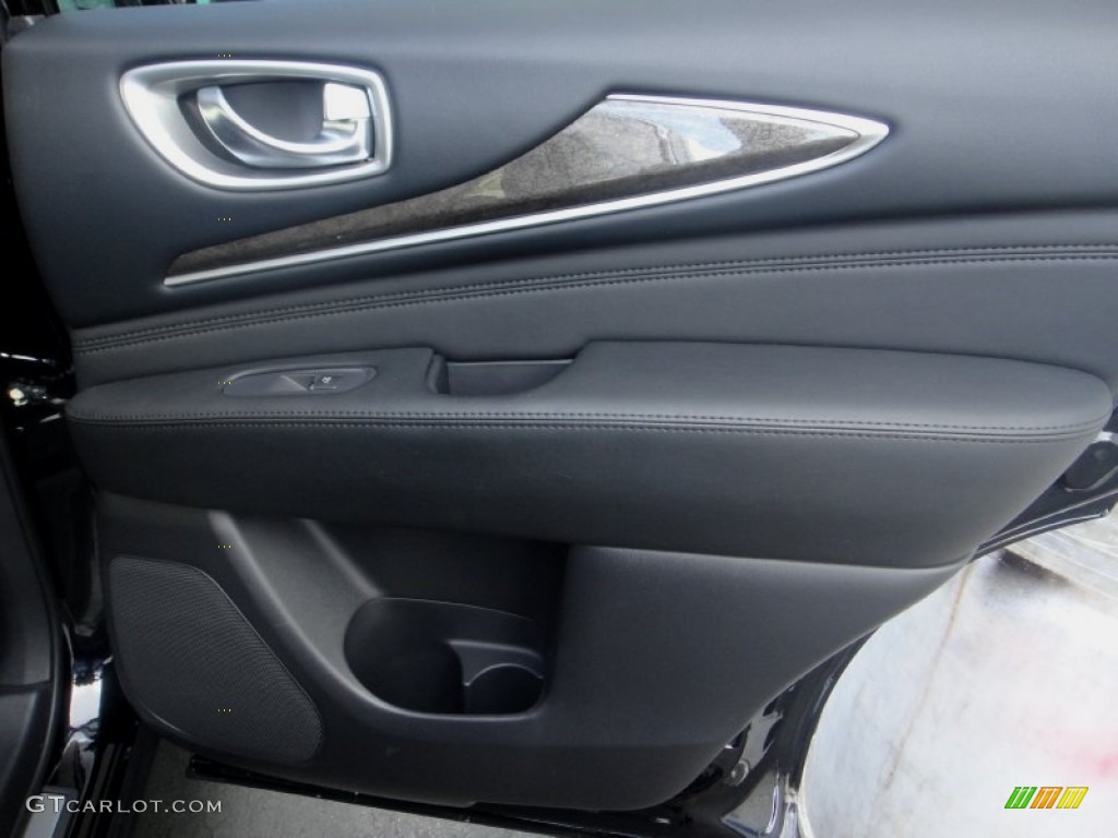 2013 JX 35 AWD - Black Obsidian / Graphite photo #29