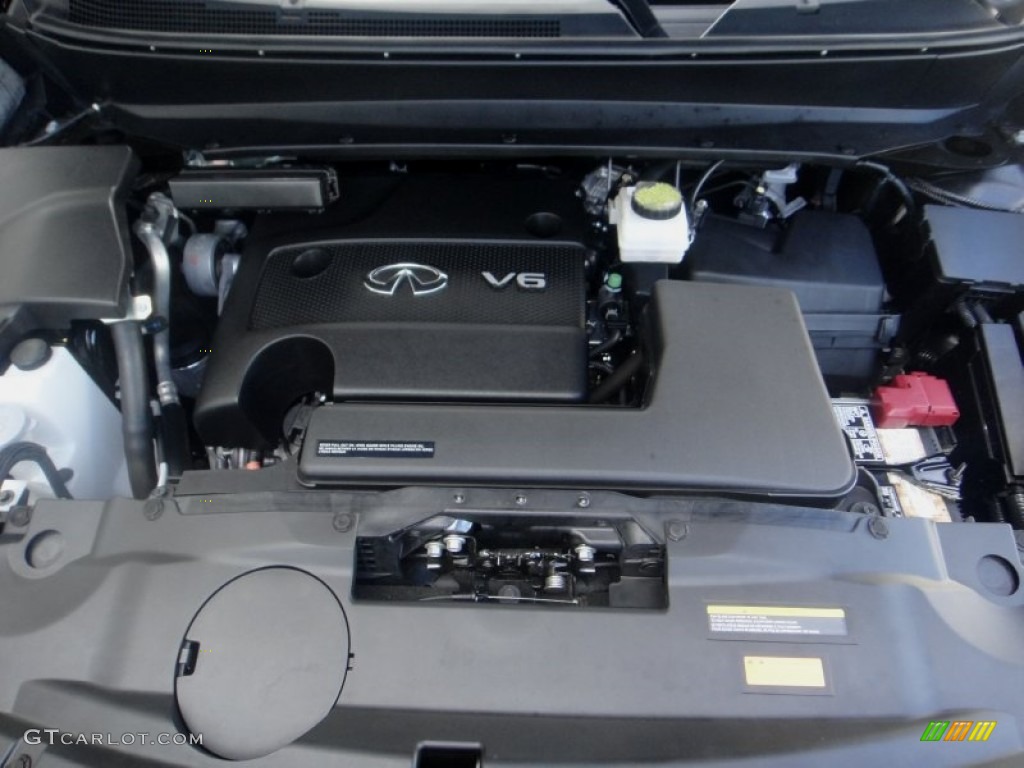 2013 JX 35 AWD - Black Obsidian / Graphite photo #35