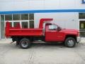 2015 Victory Red Chevrolet Silverado 3500HD WT Regular Cab 4x4 Dump Truck  photo #2