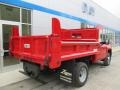 2015 Victory Red Chevrolet Silverado 3500HD WT Regular Cab 4x4 Dump Truck  photo #3