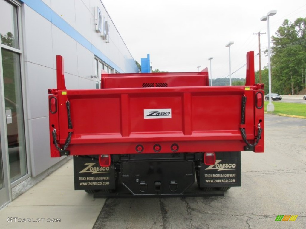 2015 Silverado 3500HD WT Regular Cab 4x4 Dump Truck - Victory Red / Jet Black/Dark Ash photo #4