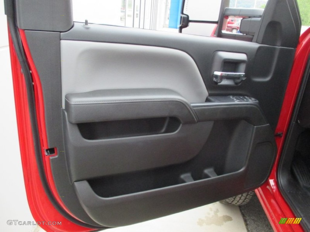 2015 Silverado 3500HD WT Regular Cab 4x4 Dump Truck - Victory Red / Jet Black/Dark Ash photo #10