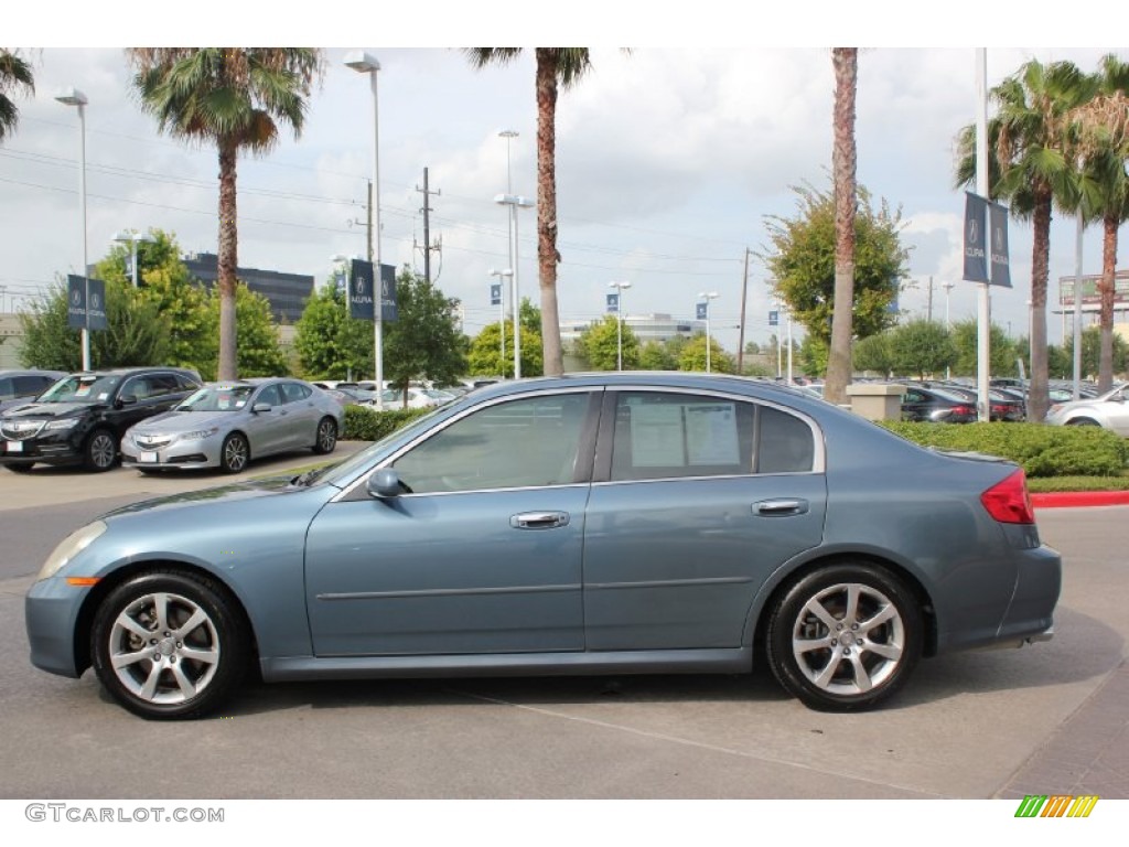 Lakeshore Slate Blue 2005 Infiniti G 35 Sedan Exterior Photo #105405003