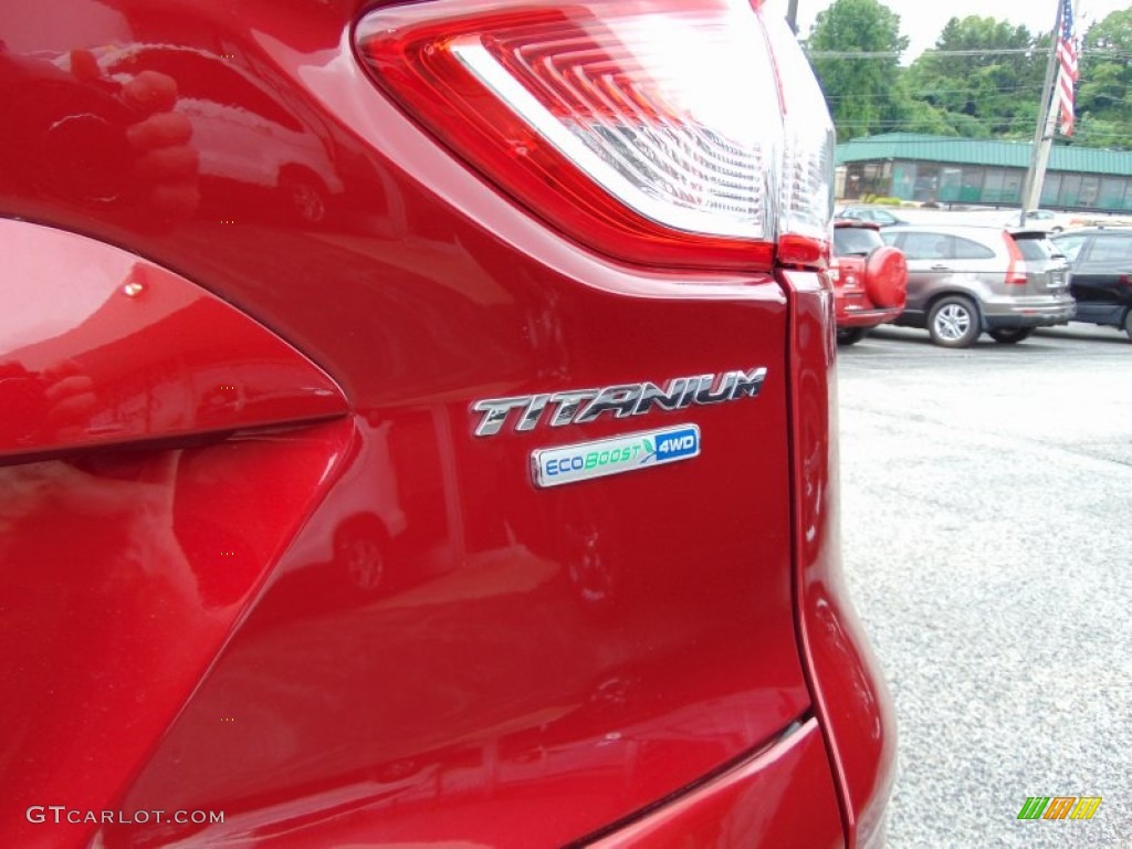 2013 Escape Titanium 2.0L EcoBoost 4WD - Ruby Red Metallic / Charcoal Black photo #36