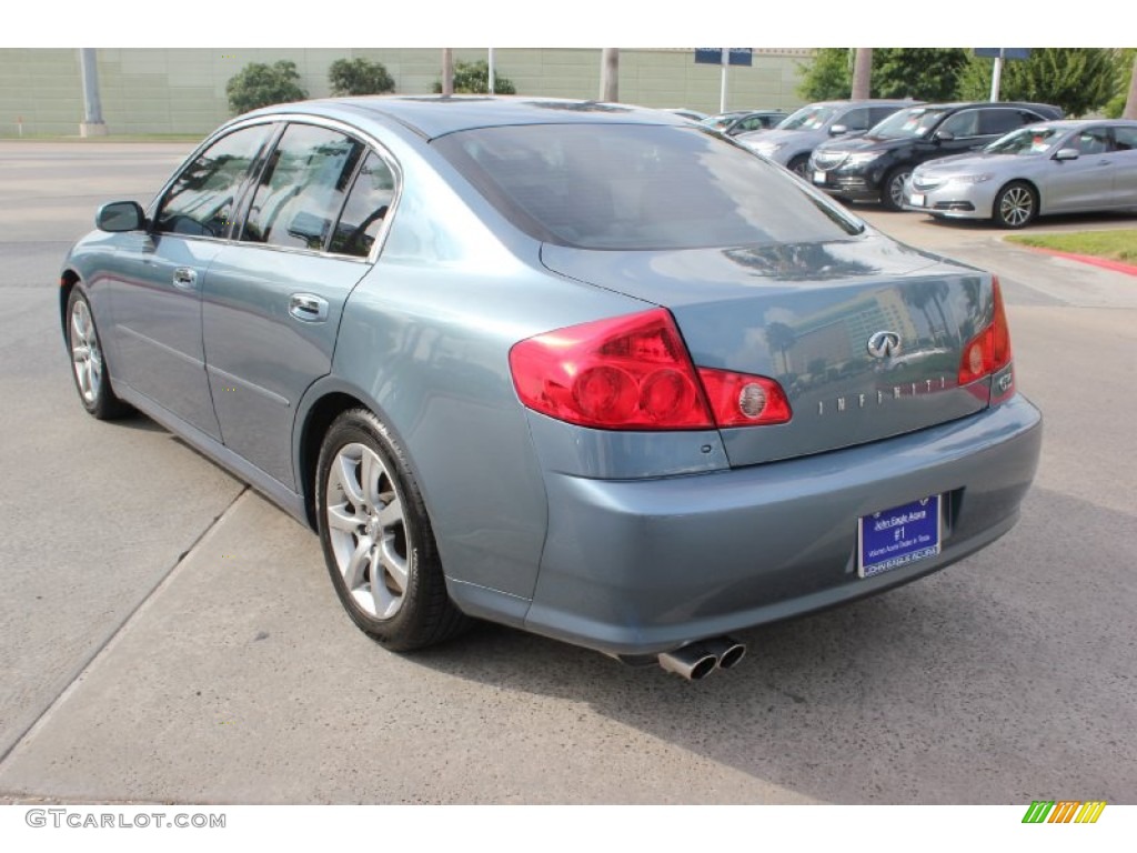 2005 G 35 Sedan - Lakeshore Slate Blue / Stone photo #5
