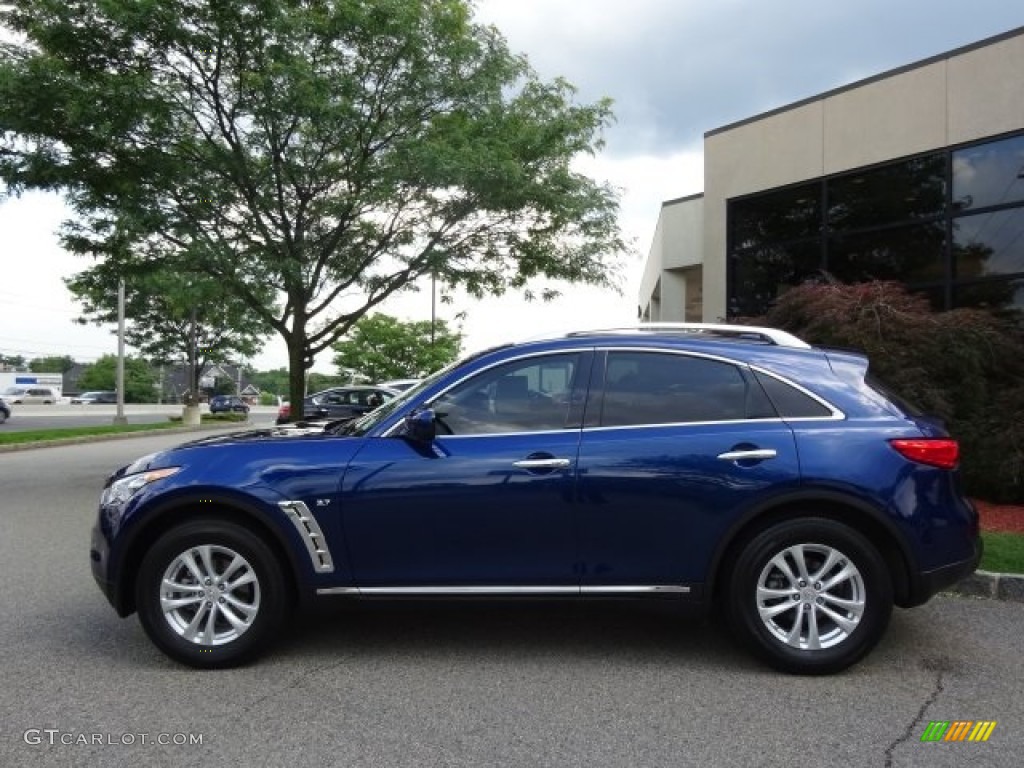Iridium Blue 2015 Infiniti QX70 AWD Exterior Photo #105405666