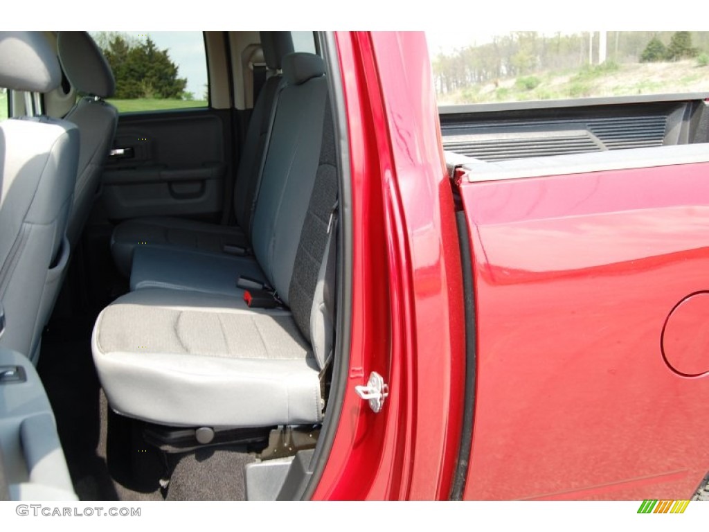 2014 1500 SLT Quad Cab 4x4 - Deep Cherry Red Crystal Pearl / Black/Diesel Gray photo #18