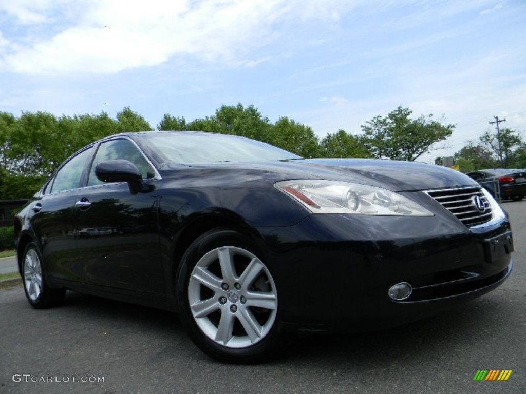 2008 ES 350 - Black Sapphire Pearl / Cashmere photo #2