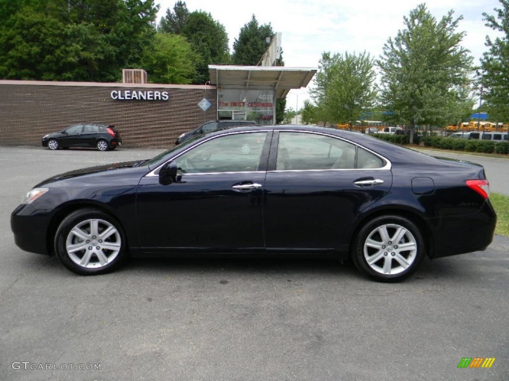 2008 ES 350 - Black Sapphire Pearl / Cashmere photo #7