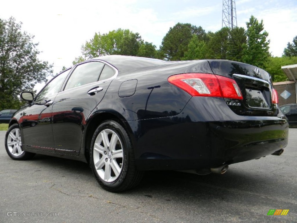 2008 ES 350 - Black Sapphire Pearl / Cashmere photo #8