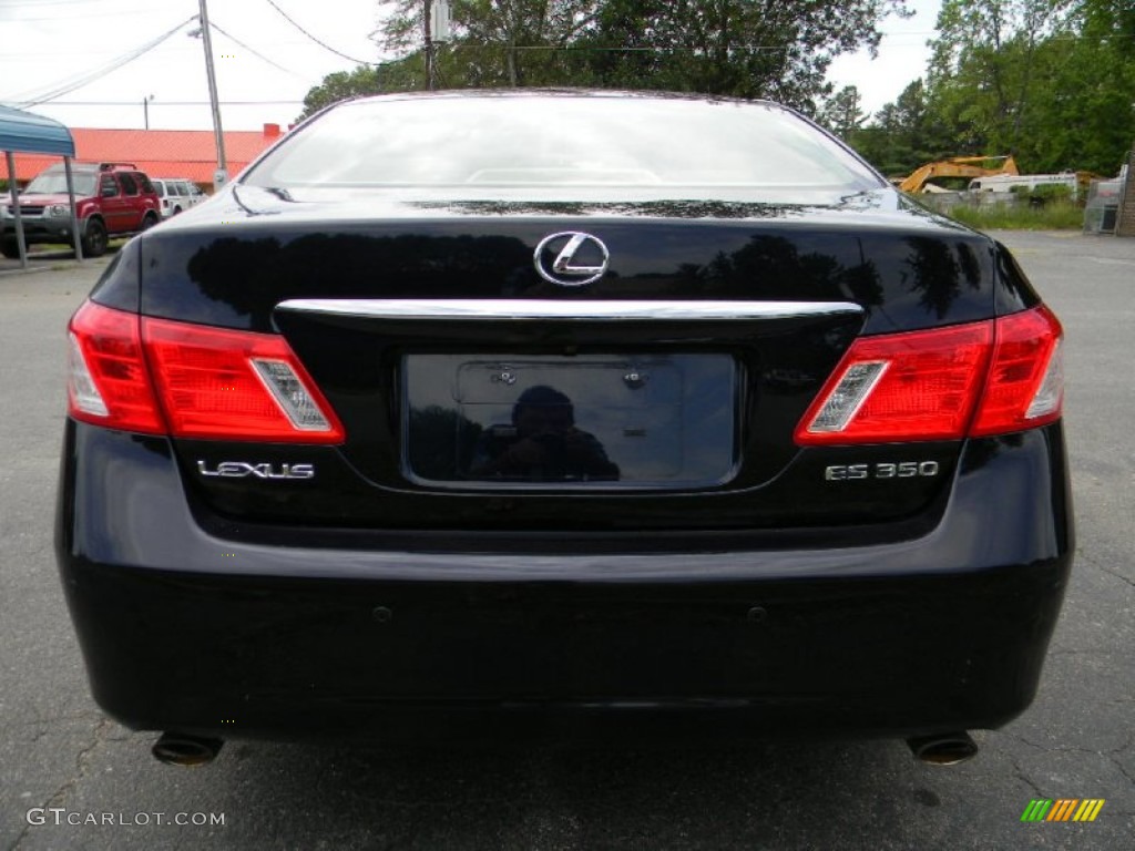 2008 ES 350 - Black Sapphire Pearl / Cashmere photo #9