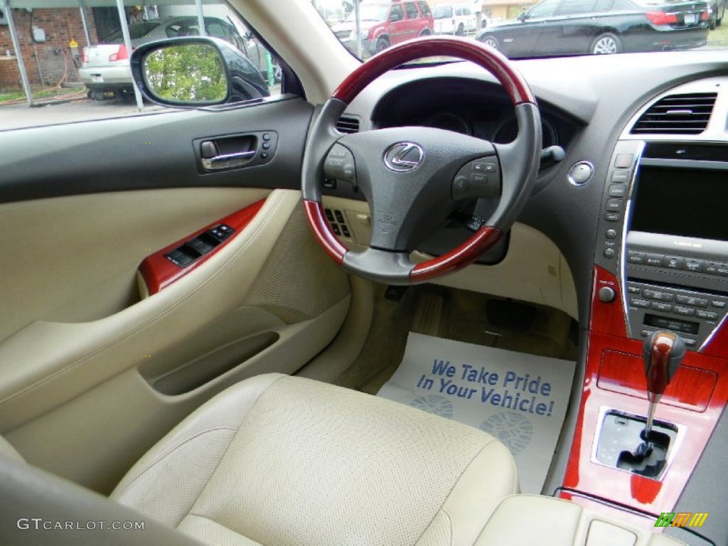 2008 ES 350 - Black Sapphire Pearl / Cashmere photo #12