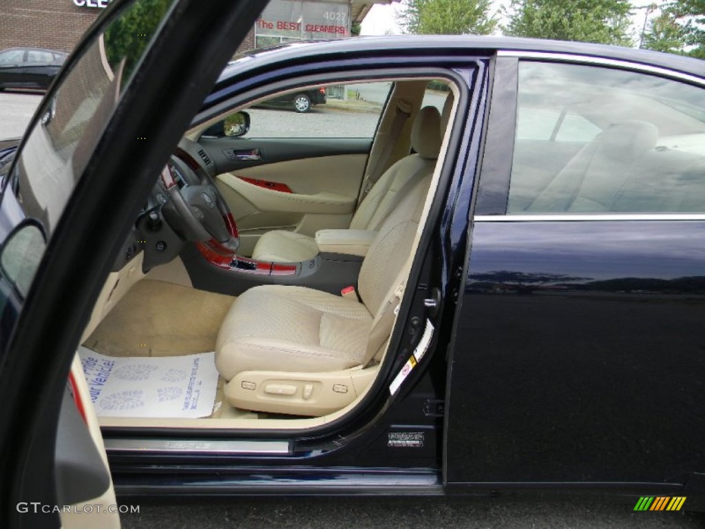 2008 ES 350 - Black Sapphire Pearl / Cashmere photo #17