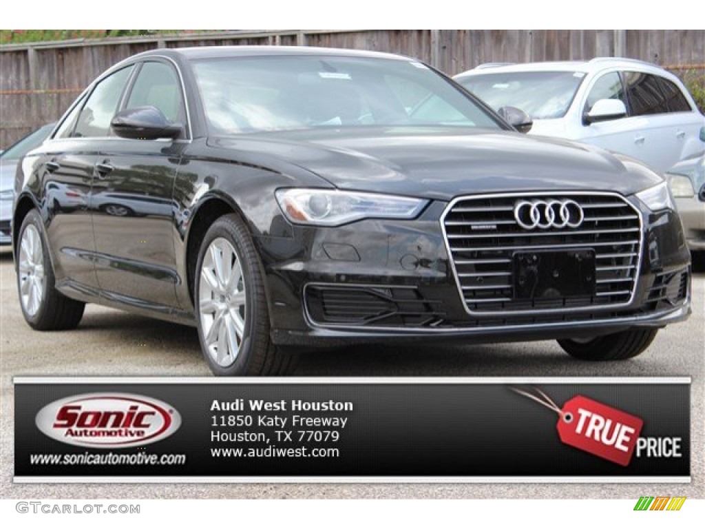 2016 A6 2.0 TFSI Premium Plus quattro - Havanna Black Metallic / Nougat Brown photo #1