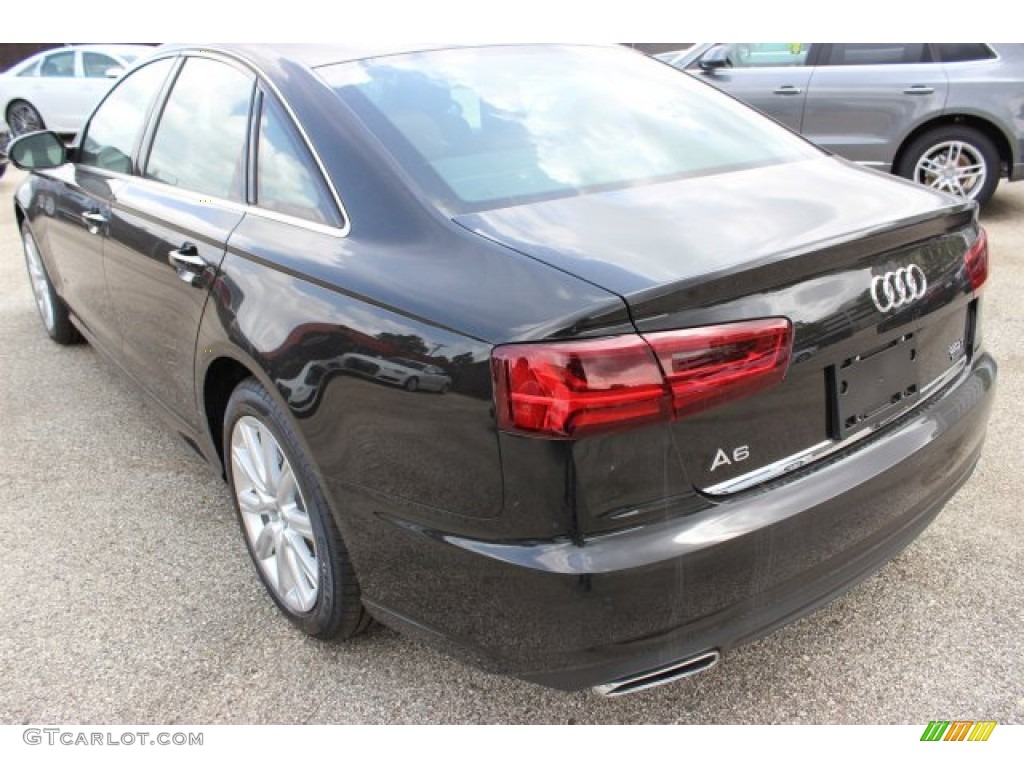 2016 A6 2.0 TFSI Premium Plus quattro - Havanna Black Metallic / Nougat Brown photo #6