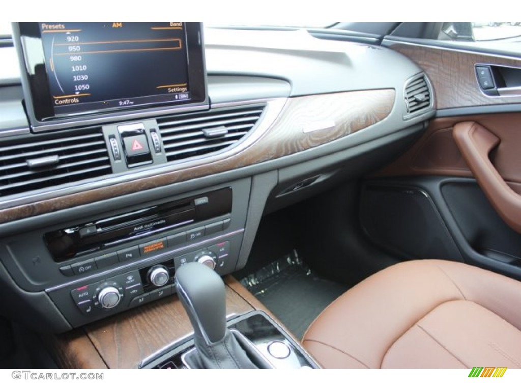 2016 A6 2.0 TFSI Premium Plus quattro - Havanna Black Metallic / Nougat Brown photo #15