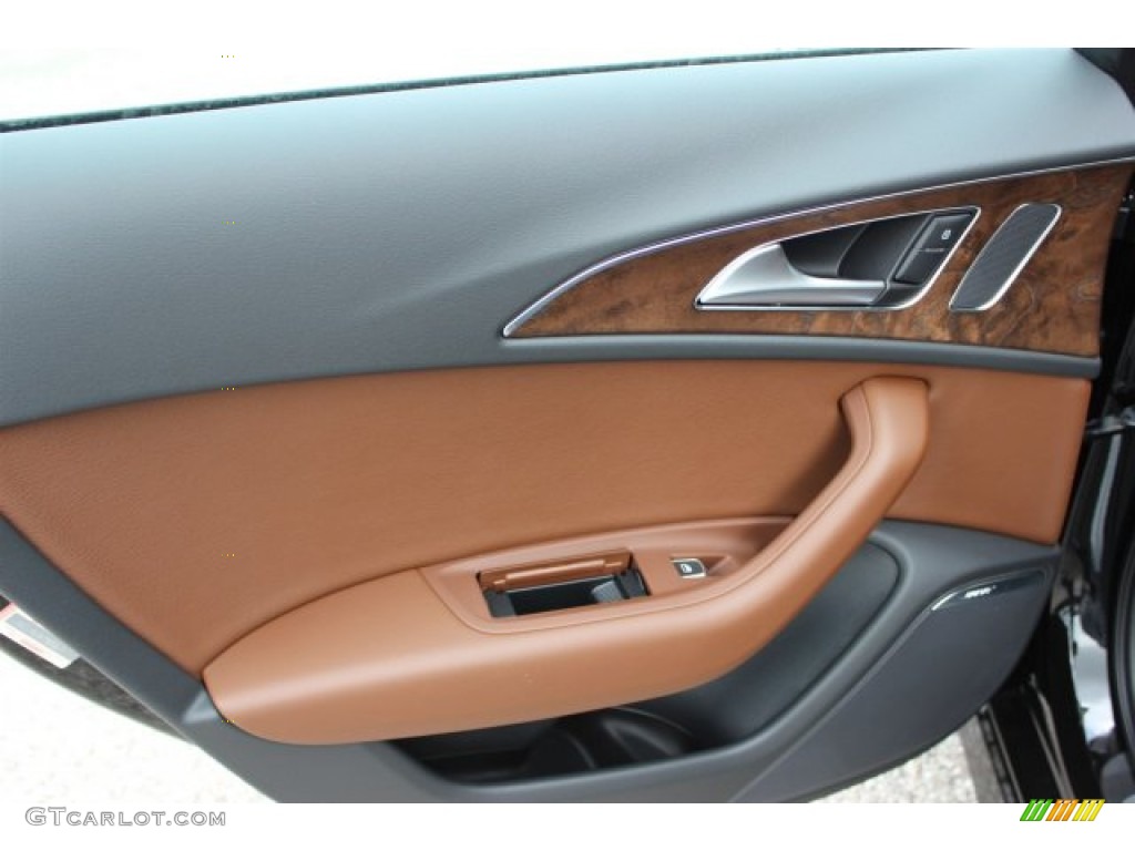 2016 A6 2.0 TFSI Premium Plus quattro - Havanna Black Metallic / Nougat Brown photo #34