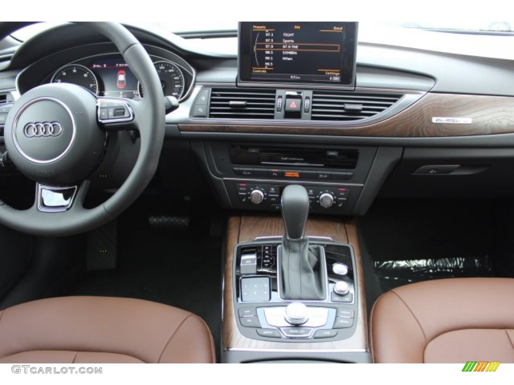 2016 A6 2.0 TFSI Premium Plus quattro - Havanna Black Metallic / Nougat Brown photo #37