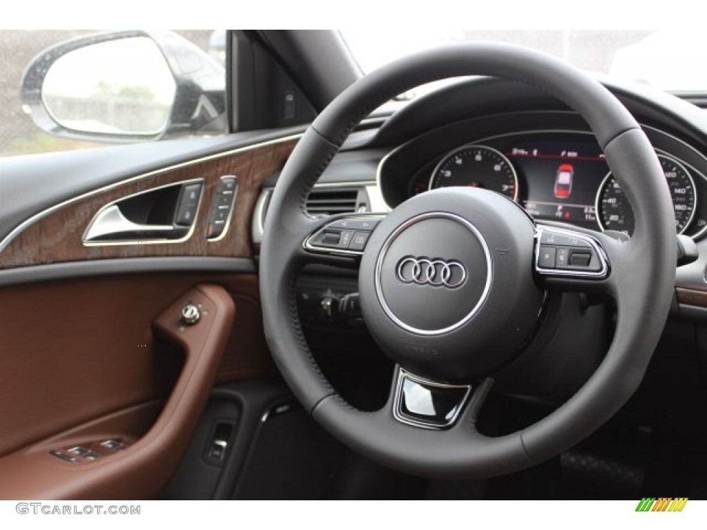 2016 A6 2.0 TFSI Premium Plus quattro - Havanna Black Metallic / Nougat Brown photo #38