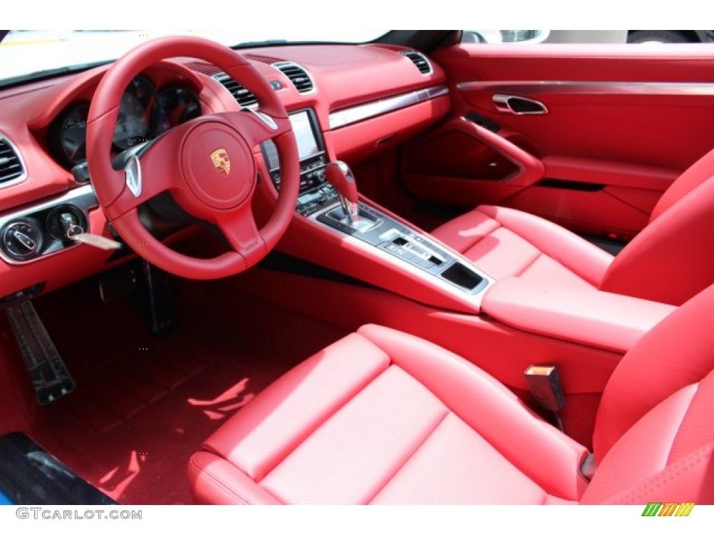 2015 Boxster S - White / Garnet Red Natural Leather photo #17