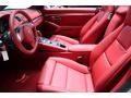 2015 Porsche Boxster Garnet Red Natural Leather Interior Front Seat Photo