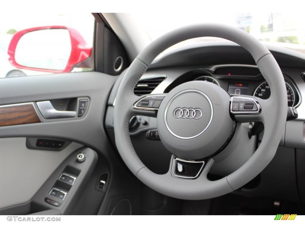 2015 A4 2.0T Premium Plus quattro - Brilliant Red / Titanium Gray/Black photo #29