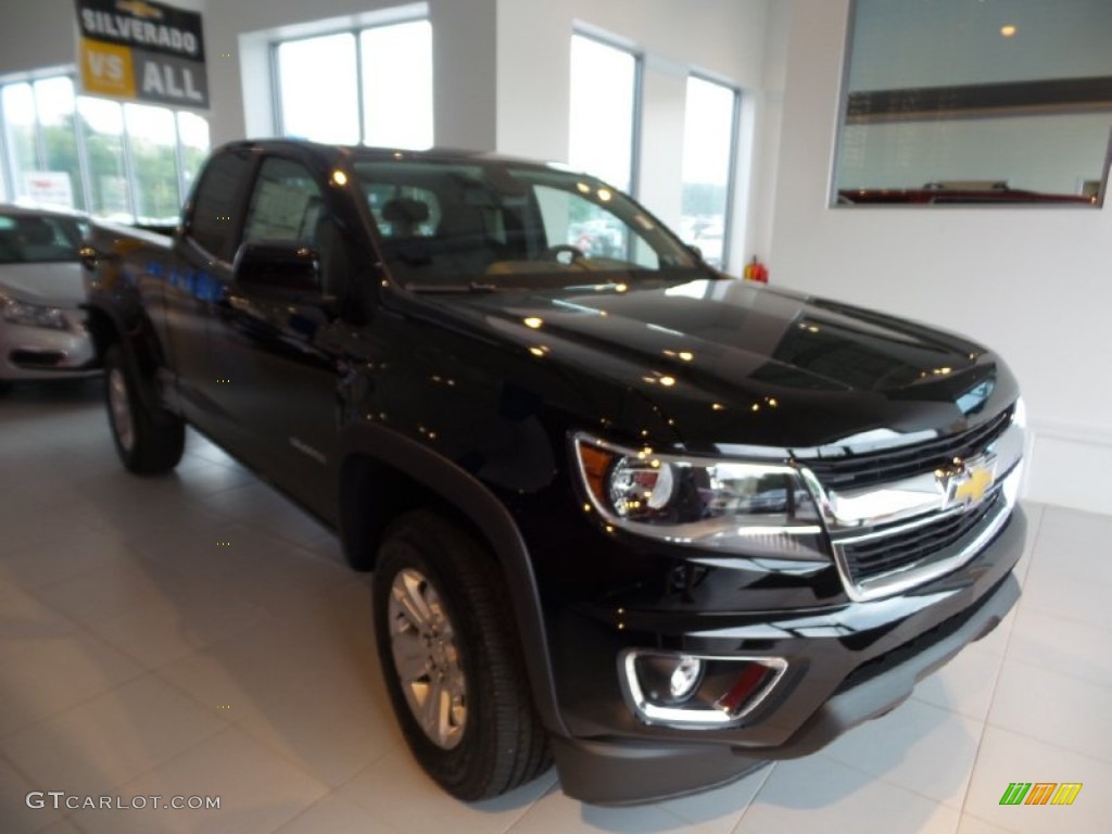 2015 Colorado LT Extended Cab 4WD - Black / Jet Black photo #3