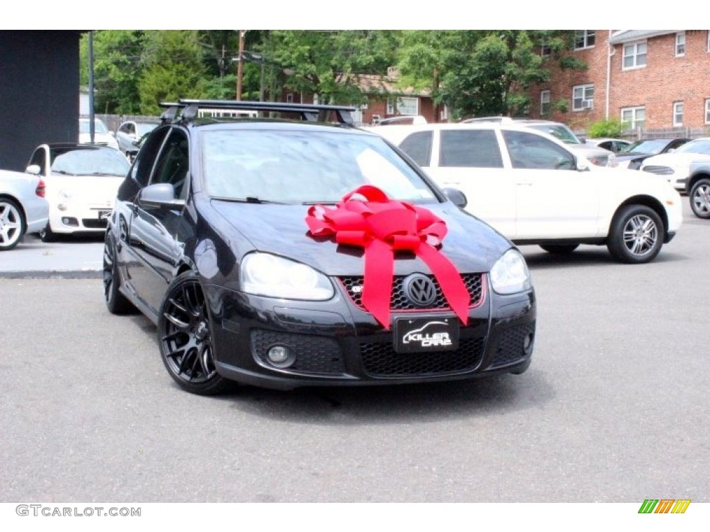 2009 GTI 2 Door - Black Magic Metallic / Anthracite Black Leather photo #1
