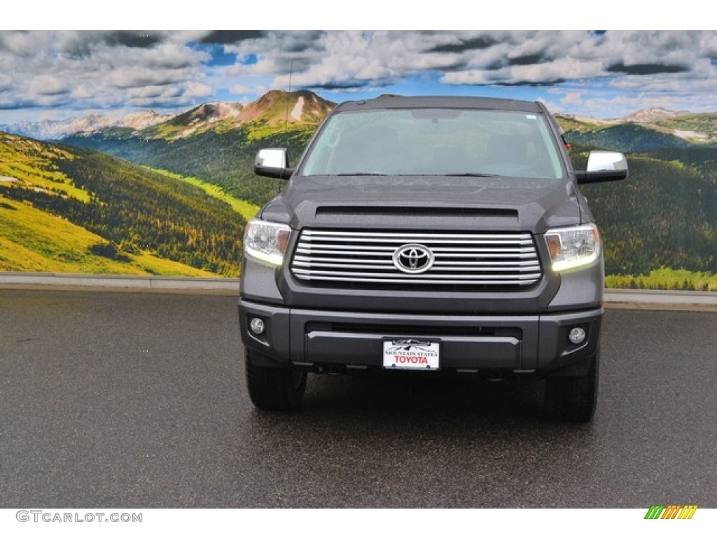 2015 Tundra Platinum CrewMax 4x4 - Magnetic Gray Metallic / Black photo #2