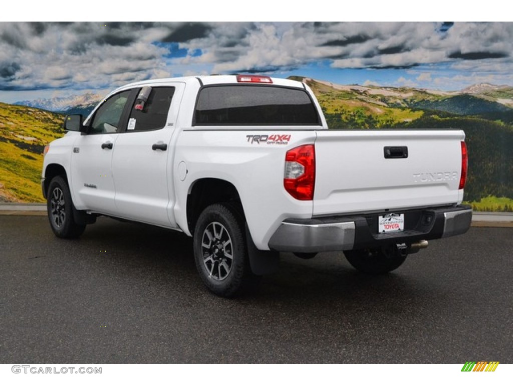 2015 Tundra SR5 CrewMax 4x4 - Super White / Graphite photo #3