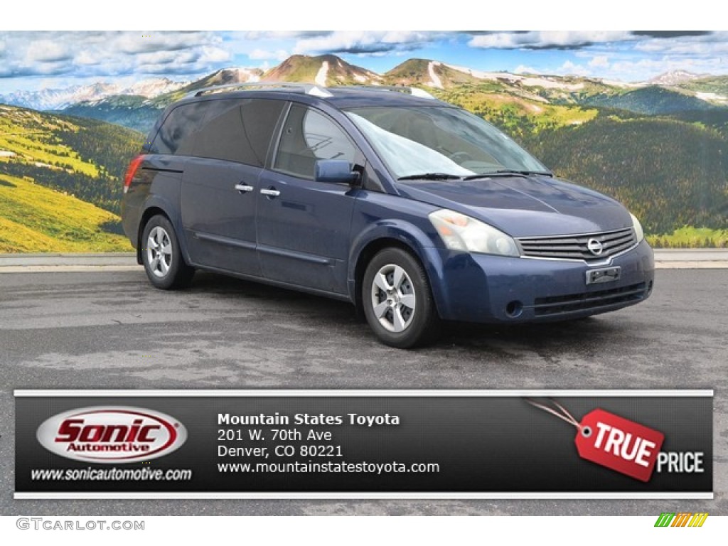 2007 Quest 3.5 S - Majestic Blue Metallic / Gray photo #1
