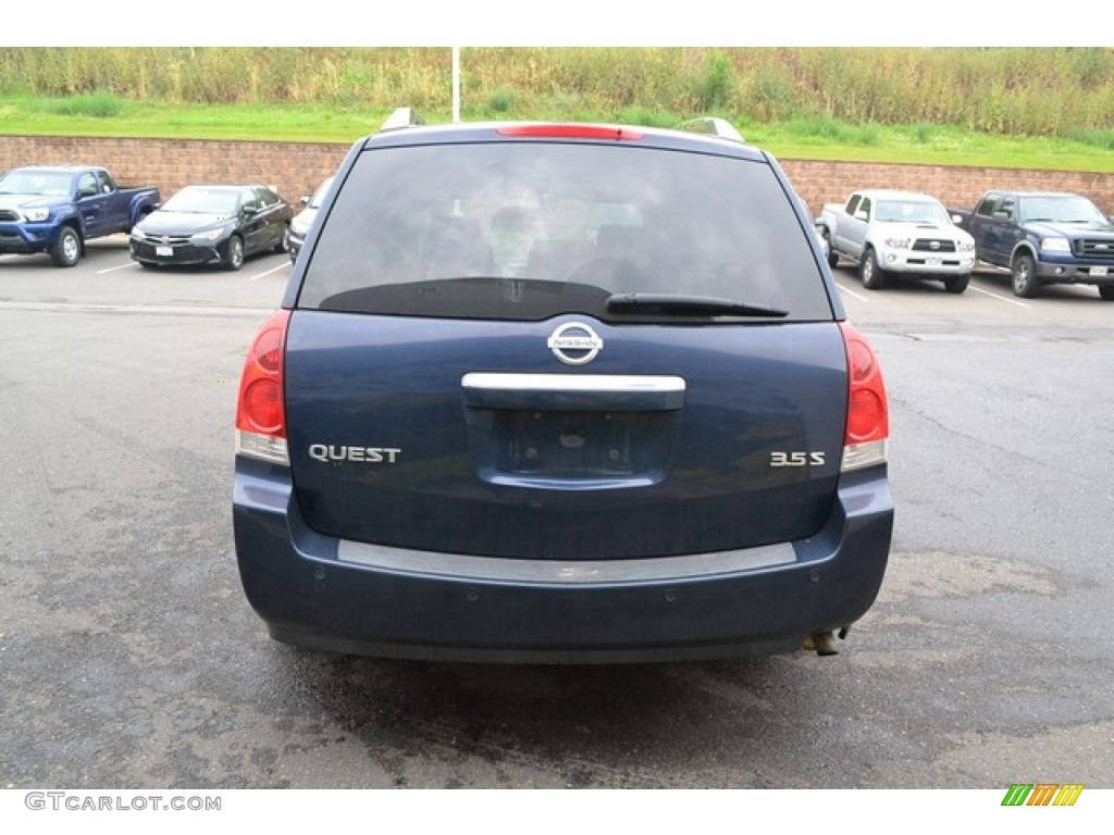 2007 Quest 3.5 S - Majestic Blue Metallic / Gray photo #3