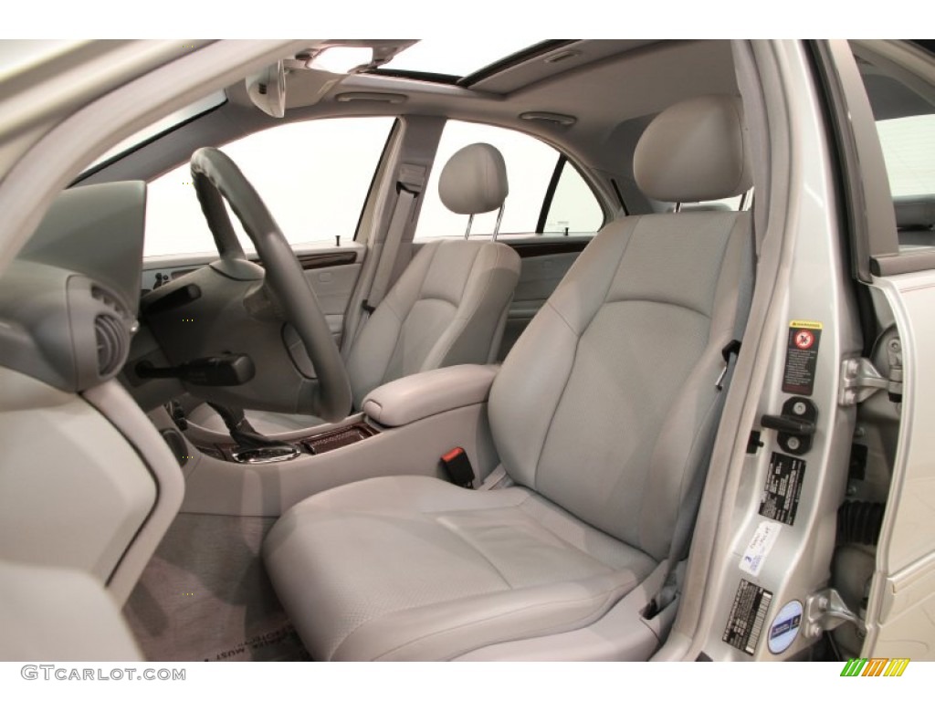 2002 C 240 Sedan - Brilliant Silver Metallic / Ash photo #9
