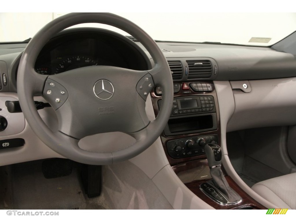 2002 C 240 Sedan - Brilliant Silver Metallic / Ash photo #10