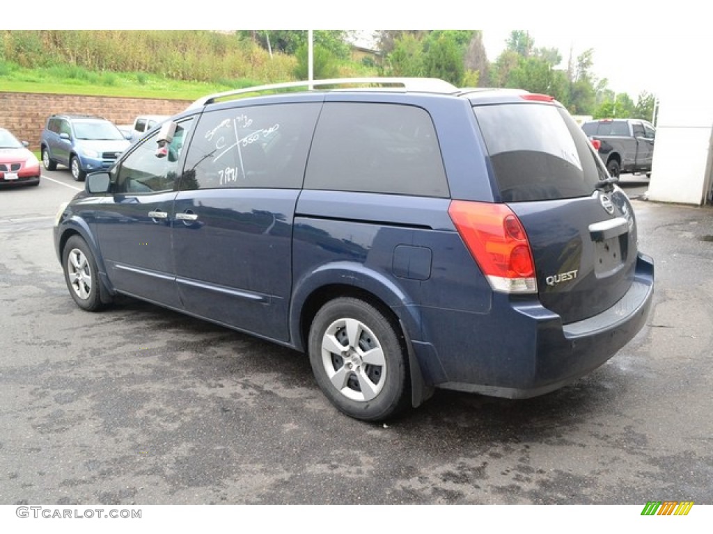 2007 Quest 3.5 S - Majestic Blue Metallic / Gray photo #4
