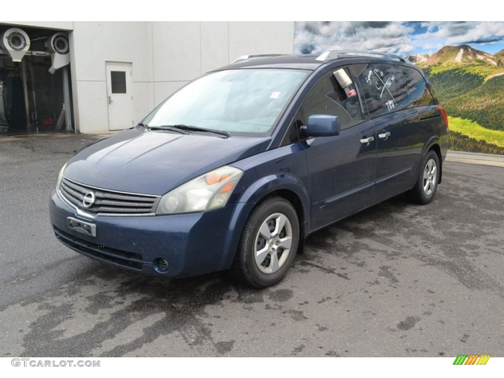 2007 Quest 3.5 S - Majestic Blue Metallic / Gray photo #5