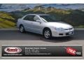 2007 Silver Frost Metallic Honda Accord Hybrid Sedan  photo #1