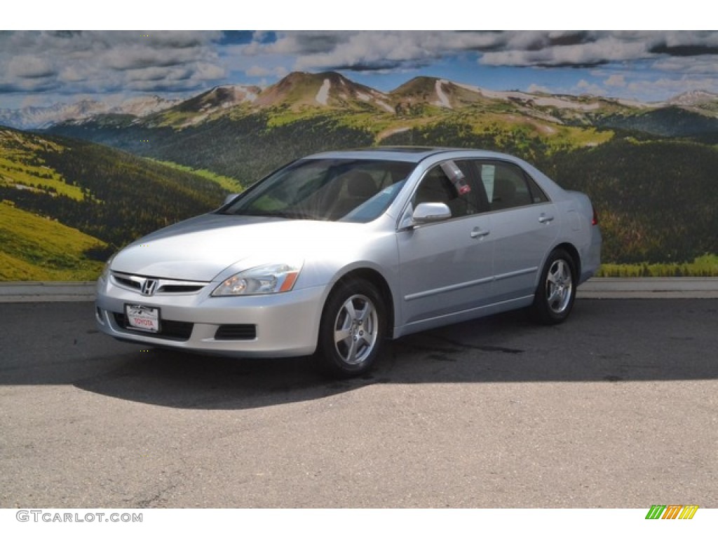 2007 Accord Hybrid Sedan - Silver Frost Metallic / Gray photo #5