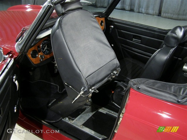 1974 TR6  - Maroon / Black photo #13